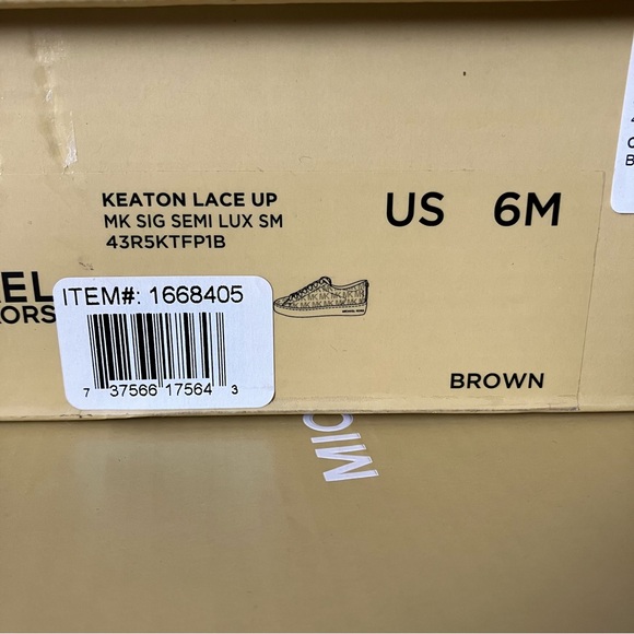 *NIB* Michael Kors Women's Keaton Logo Sneakers - Picture 9 of 9